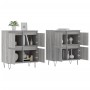 Aparadores 2 uds madera contrachapada gris Sonoma de vidaXL, Aparadores - Ref: Foro24-3190179, Precio: 127,15 €, Descuento: %