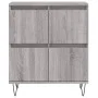 Aparadores 2 uds madera contrachapada gris Sonoma de vidaXL, Aparadores - Ref: Foro24-3190179, Precio: 125,61 €, Descuento: %