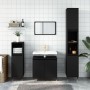 Set de muebles de baño 3 piezas madera contrachapada negro de vidaXL, Muebles de baño - Ref: Foro24-3187782, Precio: 176,13 €...