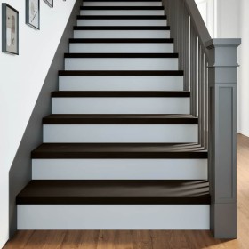 Peldaños de escalera 2 uds madera maciza roble marrón oscuro en Hogar | Comprar online en Foru.es