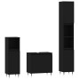 Set de muebles de baño 3 piezas madera contrachapada negro de vidaXL, Muebles de baño - Ref: Foro24-3187782, Precio: 176,13 €...