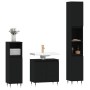 Set de muebles de baño 3 piezas madera contrachapada negro de vidaXL, Muebles de baño - Ref: Foro24-3187782, Precio: 176,13 €...
