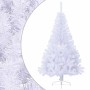 Medio árbol de Navidad artificial con soporte PVC blanco 150 cm en Decoración Festiva y Estacional | Comprar online en Foru.es