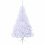 Medio árbol de Navidad artificial con soporte PVC blanco 150 cm en Decoración Festiva y Estacional | Comprar online en Foru.es