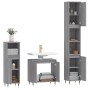 Set de muebles de baño 3 pzas madera contrachapada gris sonoma de vidaXL, Muebles de baño - Ref: Foro24-3187787, Precio: 164,...