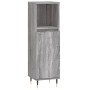 Set de muebles de baño 3 pzas madera contrachapada gris sonoma de vidaXL, Muebles de baño - Ref: Foro24-3187787, Precio: 164,...