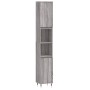 Set de muebles de baño 3 pzas madera contrachapada gris sonoma de vidaXL, Muebles de baño - Ref: Foro24-3187787, Precio: 164,...
