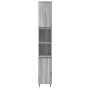 Set de muebles de baño 3 pzas madera contrachapada gris sonoma de vidaXL, Muebles de baño - Ref: Foro24-3187787, Precio: 164,...