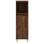 Set de muebles de baño 3 pzas madera contrachapada roble marrón de vidaXL, Muebles de baño - Ref: Foro24-3187788, Precio: 175...