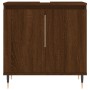 Set de muebles de baño 3 pzas madera contrachapada roble marrón de vidaXL, Muebles de baño - Ref: Foro24-3187788, Precio: 175...
