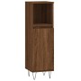 Set de muebles de baño 3 pzas madera contrachapada roble marrón de vidaXL, Muebles de baño - Ref: Foro24-3187796, Precio: 176...