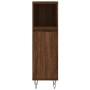 Set de muebles de baño 3 pzas madera contrachapada roble marrón de vidaXL, Muebles de baño - Ref: Foro24-3187796, Precio: 176...