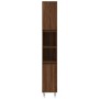 Set de muebles de baño 3 pzas madera contrachapada roble marrón de vidaXL, Muebles de baño - Ref: Foro24-3187796, Precio: 176...