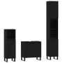 Set de muebles de baño 3 piezas madera contrachapada negro de vidaXL, Muebles de baño - Ref: Foro24-3187798, Precio: 215,49 €...