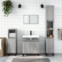 Set de muebles de baño 3 pzas madera contrachapada gris sonoma de vidaXL, Muebles de baño - Ref: Foro24-3187803, Precio: 175,...