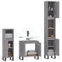 Set de muebles de baño 3 pzas madera contrachapada gris sonoma de vidaXL, Muebles de baño - Ref: Foro24-3187803, Precio: 175,...
