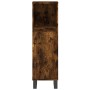 Set de muebles baño 3 pzas madera contrachapada roble ahumado de vidaXL, Muebles de baño - Ref: Foro24-3187802, Precio: 173,5...