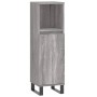 Set de muebles de baño 3 pzas madera contrachapada gris sonoma de vidaXL, Muebles de baño - Ref: Foro24-3187803, Precio: 175,...