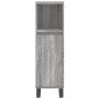 Set de muebles de baño 3 pzas madera contrachapada gris sonoma de vidaXL, Muebles de baño - Ref: Foro24-3187803, Precio: 175,...