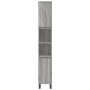 Set de muebles de baño 3 pzas madera contrachapada gris sonoma de vidaXL, Muebles de baño - Ref: Foro24-3187803, Precio: 175,...
