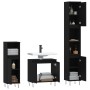Set de muebles de baño 3 piezas madera contrachapada negro de vidaXL, Muebles de baño - Ref: Foro24-3187790, Precio: 182,59 €...