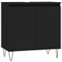 Set de muebles de baño 3 piezas madera contrachapada negro de vidaXL, Muebles de baño - Ref: Foro24-3187790, Precio: 182,59 €...