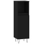 Set de muebles de baño 3 piezas madera contrachapada negro de vidaXL, Muebles de baño - Ref: Foro24-3187790, Precio: 182,59 €...