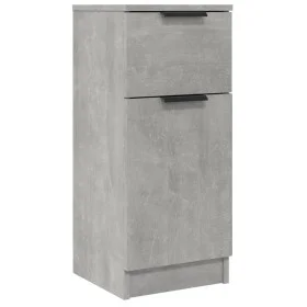 Aparador de madera contrachapada gris hormigón 30x30x70 cm de vidaXL, Aparadores - Ref: Foro24-811123, Precio: 47,77 €, Descu...