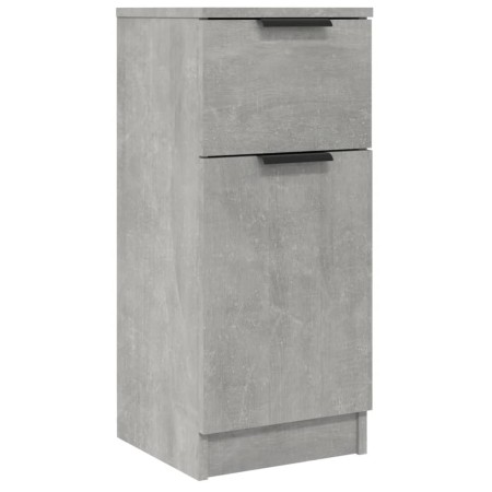 Aparador de madera contrachapada gris hormigón 30x30x70 cm de vidaXL, Aparadores - Ref: Foro24-811123, Precio: 48,79 €, Descu...
