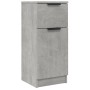Aparador de madera contrachapada gris hormigón 30x30x70 cm de vidaXL, Aparadores - Ref: Foro24-811123, Precio: 48,79 €, Descu...