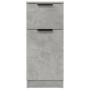 Aparador de madera contrachapada gris hormigón 30x30x70 cm de vidaXL, Aparadores - Ref: Foro24-811123, Precio: 48,79 €, Descu...