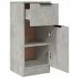 Gray concrete plywood sideboard 30x30x70 cm by vidaXL, Sideboards - Ref: Foro24-811123, Price: 47,77 €, Discount: %