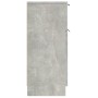 Aparador de madera contrachapada gris hormigón 30x30x70 cm de vidaXL, Aparadores - Ref: Foro24-811123, Precio: 48,79 €, Descu...