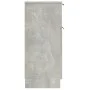 Gray concrete plywood sideboard 30x30x70 cm by vidaXL, Sideboards - Ref: Foro24-811123, Price: 47,77 €, Discount: %