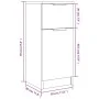 Sideboard aus grauem Betonsperrholz 30x30x70 cm von vidaXL, Sideboards - Ref: Foro24-811123, Preis: 47,77 €, Rabatt: %