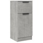 Aparador 2 uds madera contrachapada gris hormigón 30x30x70 cm de vidaXL, Aparadores - Ref: Foro24-811124, Precio: 97,38 €, De...
