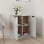Aparadores 2 uds madera contrachapada gris hormigón 30x30x70 cm de vidaXL, Aparadores - Ref: Foro24-811142, Precio: 58,94 €, ...