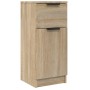 Aparadores 2 uds madera contrachapada roble Sonoma 30x30x70 cm de vidaXL, Aparadores - Ref: Foro24-811122, Precio: 113,81 €, ...