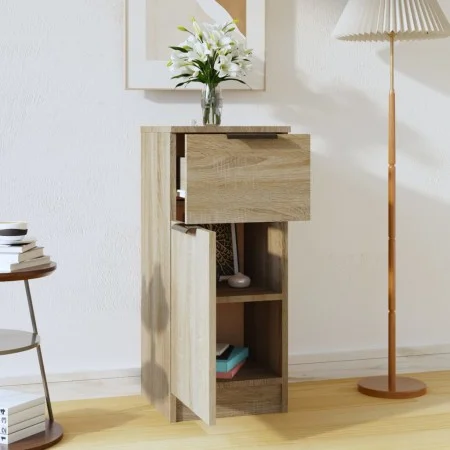 Oak Sonoma plywood sideboard 30x30x70 cm by vidaXL, Sideboards - Ref: Foro24-811121, Price: 56,51 €, Discount: %