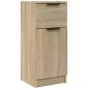 Oak Sonoma plywood sideboard 30x30x70 cm by vidaXL, Sideboards - Ref: Foro24-811121, Price: 56,51 €, Discount: %