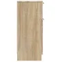Oak Sonoma plywood sideboard 30x30x70 cm by vidaXL, Sideboards - Ref: Foro24-811121, Price: 56,51 €, Discount: %
