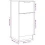 Oak Sonoma plywood sideboard 30x30x70 cm by vidaXL, Sideboards - Ref: Foro24-811121, Price: 56,51 €, Discount: %