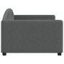 Sofá cama tela gris oscuro 90x190 cm de vidaXL, Camas y somieres - Ref: Foro24-354122, Precio: 186,36 €, Descuento: %