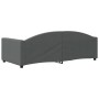 Sofá cama tela gris oscuro 90x190 cm de vidaXL, Camas y somieres - Ref: Foro24-354122, Precio: 186,36 €, Descuento: %