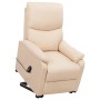 Sillón elevable tela crema en Sillones | Comprar online en Foru.es