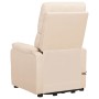 Sillón elevable tela crema en Sillones | Comprar online en Foru.es