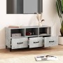 Mueble de TV madera contrachapada gris hormigón 102x35x50 cm de vidaXL, Muebles TV - Ref: Foro24-812613, Precio: 78,07 €, Des...