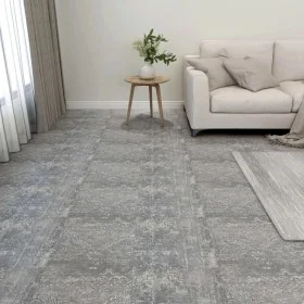 Lamas para suelo autoadhesivas 55 uds PVC gris hormigón 5,11 m² de vidaXL, Suelos y moquetas - Ref: Foro24-324677, Precio: 60...