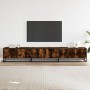 Mueble para TV madera de ingeniería roble ahumado 240x35x41 cm en Muebles TV | Comprar online en Foru.es