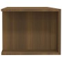 Mueble de TV con luces LED marrón roble 135x39x30 cm de vidaXL, Muebles TV - Ref: Foro24-815695, Precio: 66,94 €, Descuento: %
